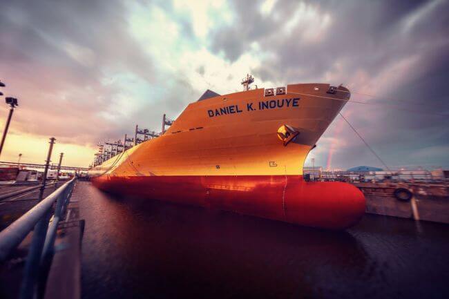 daniel k inouye matson_us largest container ship