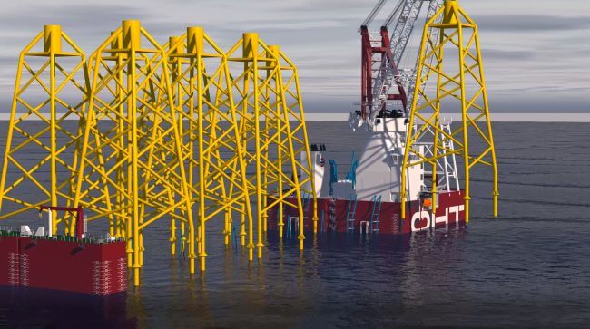 FIRST STEEL CUT ON THE OHT SEMISUBMERSIBLE VESSEL
