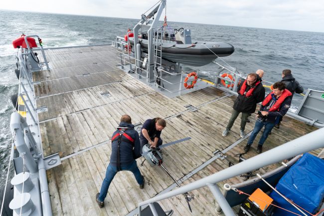 Qualification test in North Sea