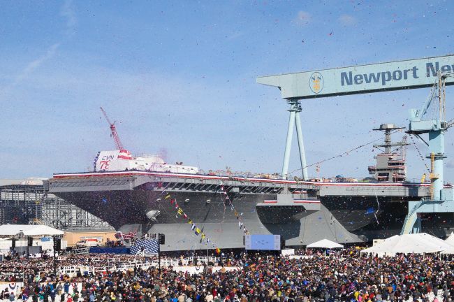 CVN79 JFK Christening