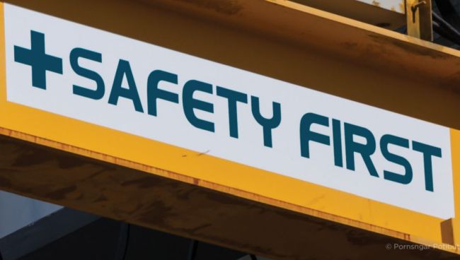 Safety first