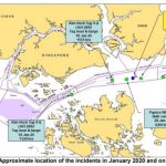 Incidents Involving Ships While Underway In The Eastbound Lane Of Singapore Strait