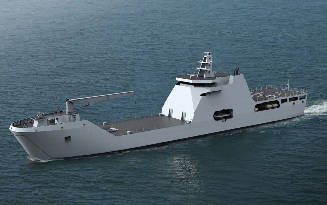 Keel-laying ceremony for Nigerian Navy landing craft