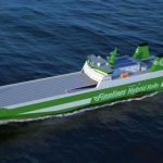 finnlines hybrid zero emission ro ro world's first
