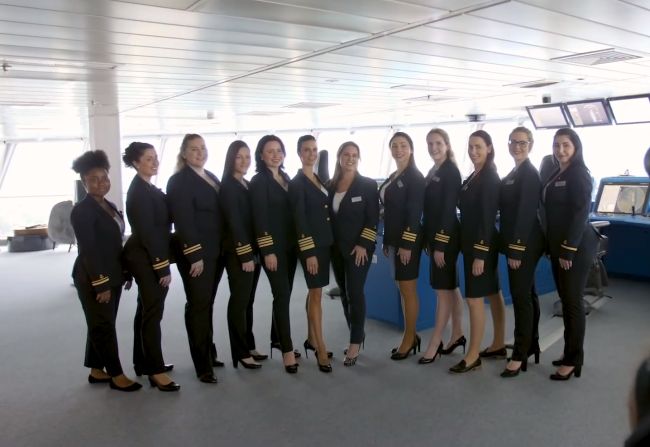 Celebrity Edge Sets Sail With The First All-Female Bridge Team_