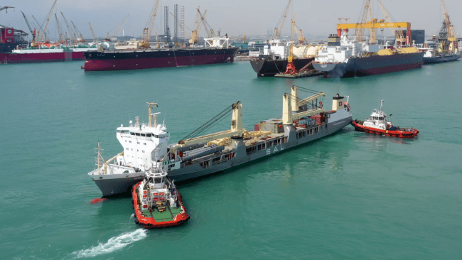 SAL Heavy Lift Showcases Offshore Capabilities With Greater Changhua Test-Pile Project _4