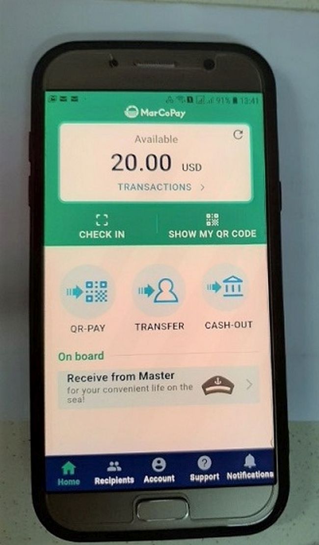 World's First Onboard Use of Digital Currency