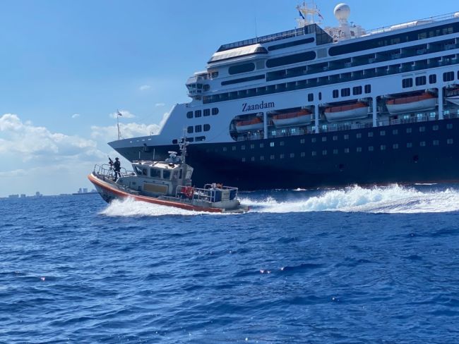 Coast Guard Station Miami Beach escorts cruise ship tender