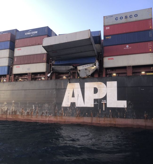 APL England containers lost