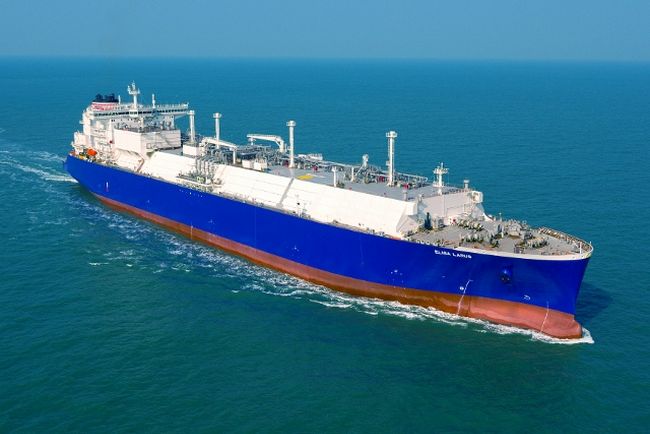 LNG Carrier ELISA LARUS, owned by France LNG Shipping - NYK and Geogas LNG