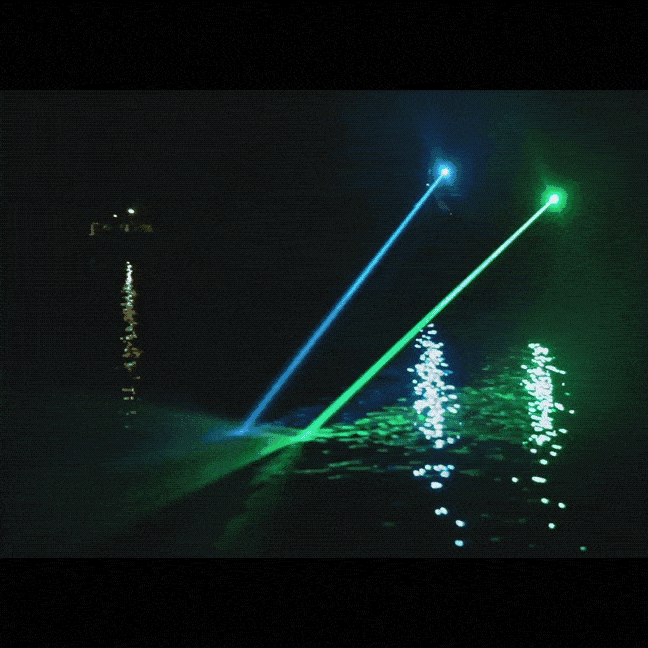 Using a blue-green laser, LADAR penetrates the ocean water mass enabling detection of submerged objects and debris, like containers, fishing nets, small barges, humans, ice floes, oil spills in the water column, plastic and much more