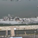 Repatriated Indians Arrive Kochi Onboard Indian Naval Warship INS Jalashwa from Maldives