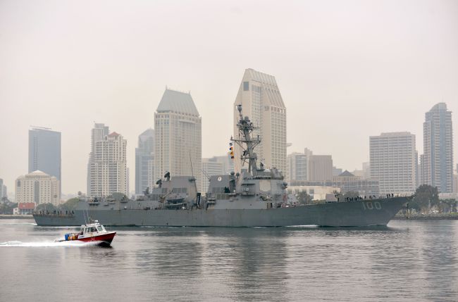 USS Kidd arrives in San Diego