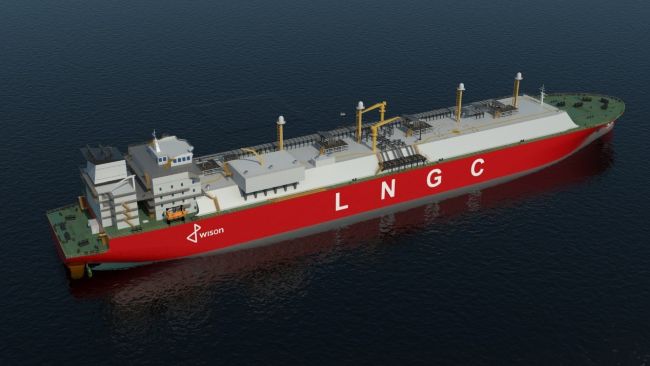 Wison 200K LNG Carrier Granted AiP by DNV GL_