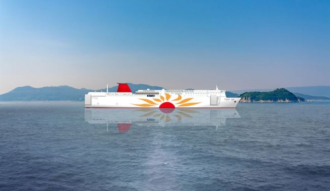 new MOL ferries will operate with the Wärtsilä 31DF engine running on LNG fuel