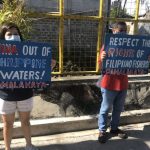 14 filipino seafarers missing_philippines coastguard_protestors china go out