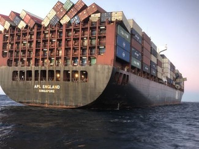 APL England containers lost