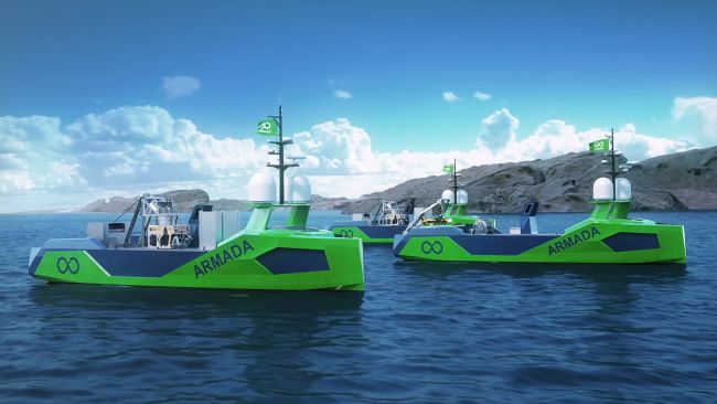 Kongsberg Robotic Ship Fleet Zero Emission Armada