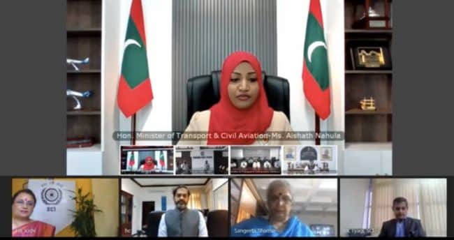 direct cargo service started between india and maldives _ video conference