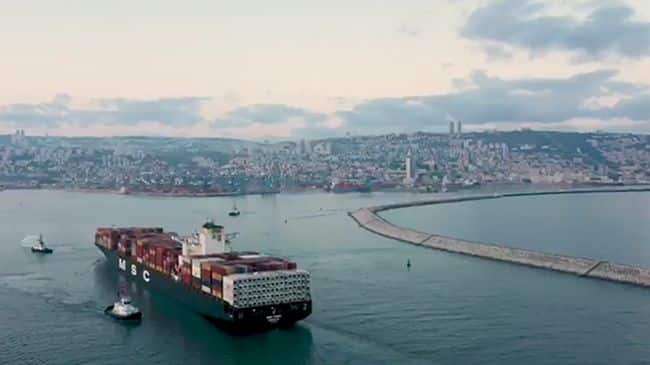 MSC Container Ship Marks First UAE Cargo Shipments To Israel After Peace Accord