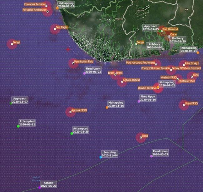 10 Crew Members Kidnapped From Cargo Ship In The Gulf of Guinea