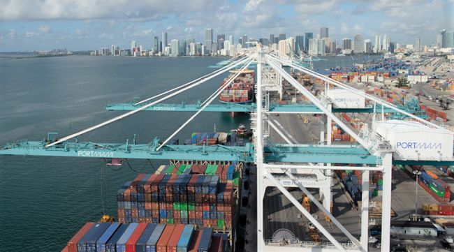 portmiami cargo aerial