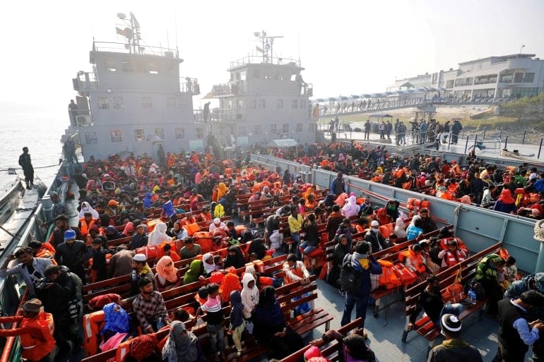 Bangladesh Navy - Rohingya Refugees