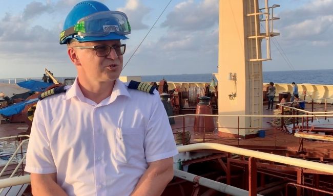 Captain Volodymyr Yeroshkin was the captain of Maersk Etienne, caught in a 38-day long political stalemate after rescuing 27 persons in distress off the coast of Malta
