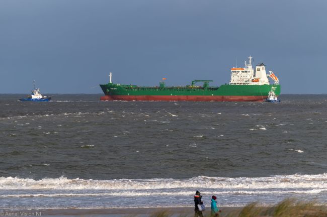 Grounded Oil Tanker In Belfast Refloated