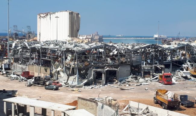 ITF Dockers solidarity helps Beirut port rebuild - blast