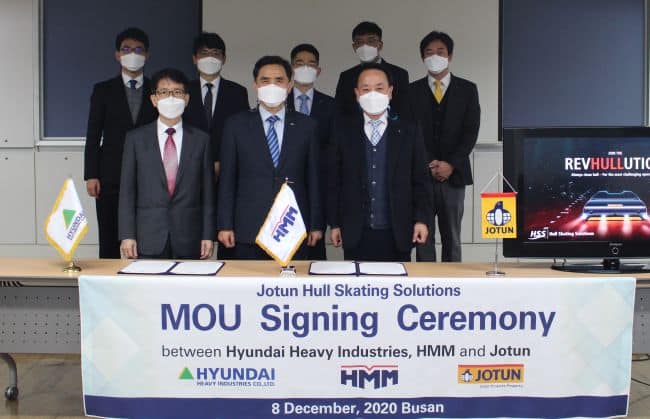 MOU HMM And HHI - Jotun Hull Cleaning