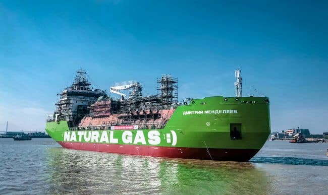 Russia’s First Cargo And Passenger STS LNG-Bunkering Vessel Set Afloat