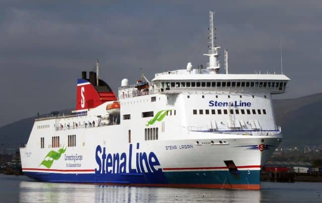 Stena Lagan is one of two lengthened Visentini vessels that will operate on Nynäshamn-Venstpils from 2021