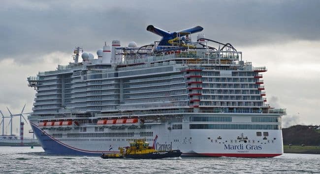 mardi gras carnival cruise line port of rotterdam