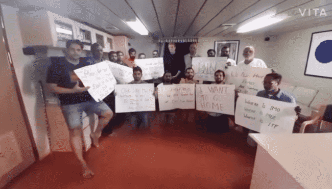 seafarers stranded between australia china trade war