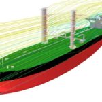 300k VLCC wing sail streamlines KSOE