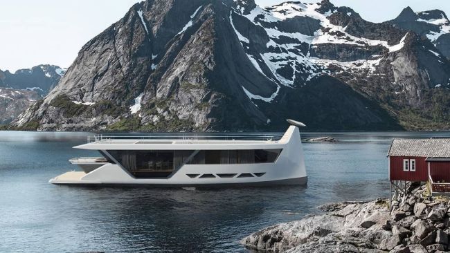 AI-Enabled, Smartphone-Controlled Self-Driving Superyacht 