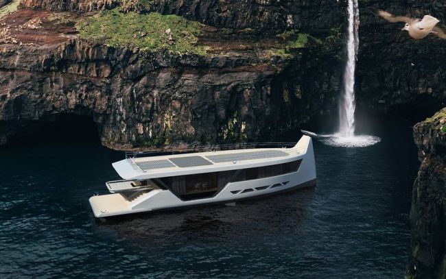 AI-Enabled, Smartphone-Controlled Self-Driving Superyacht - Drakkar S