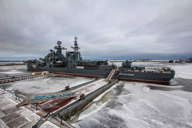 Bespokoyny destroyer in "Era of hydrocosmos" Museum