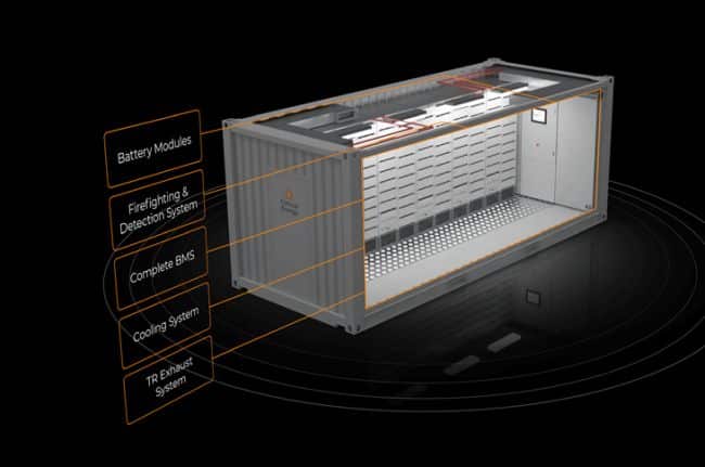 The Corvus BOB is a complete energy storage system (ESS) and class-approved, modular battery room solution available in 10-foot and 20-foot container sizes