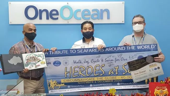 OneOcean joined other participants in pledging to cover a minimum distance of 10km per person by either walking, jogging, cycling or swimming