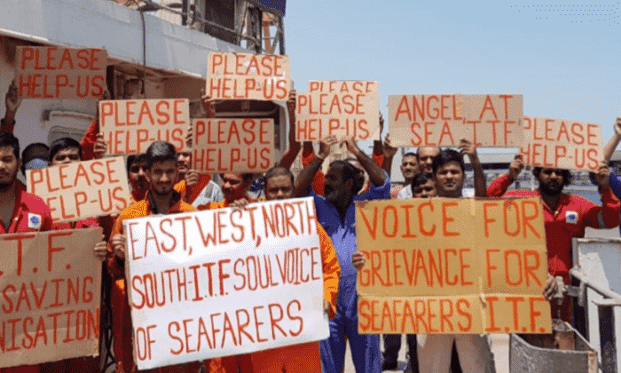 Seafarers on hunger strike