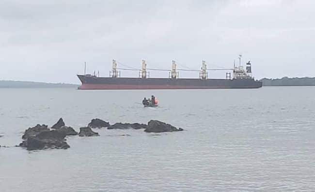 oil spill reports on MV QUEBEC