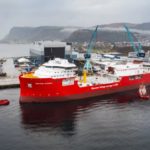 Cable laying vessel Nexans Aurora at Ulstein Verft