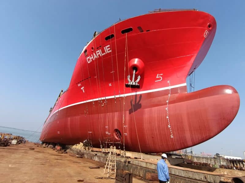 dship Carriers Launches New Eco-Friendly F-500 Vessel 'MV Charlie'