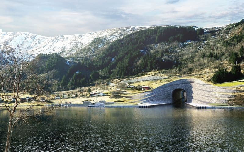 Stad skipstunnel - portal Kjøde