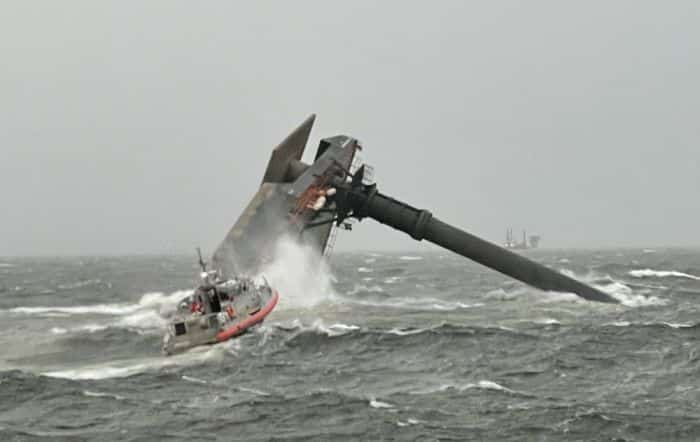 Coast Guard, good Samaritans rescue 6 people from capsized vessel 8 miles south of Grand Isle, searching for more