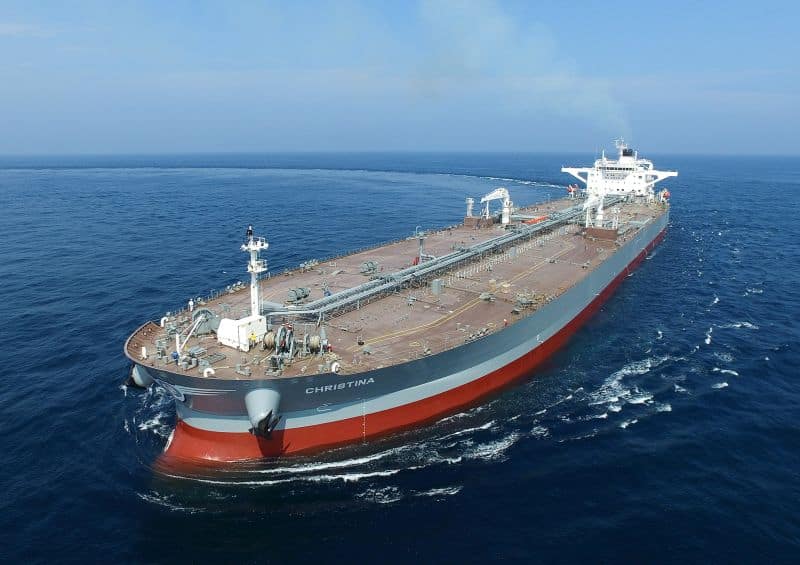 159,000 ton class crude oil carrier built by Hyundai Heavy Industries