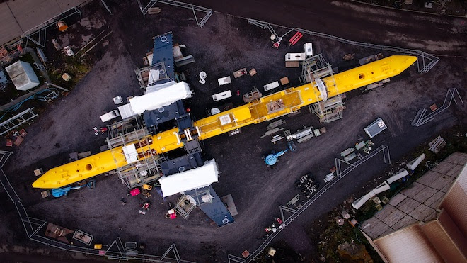 Hempel protects the ground-breaking O2 tidal energy turbine