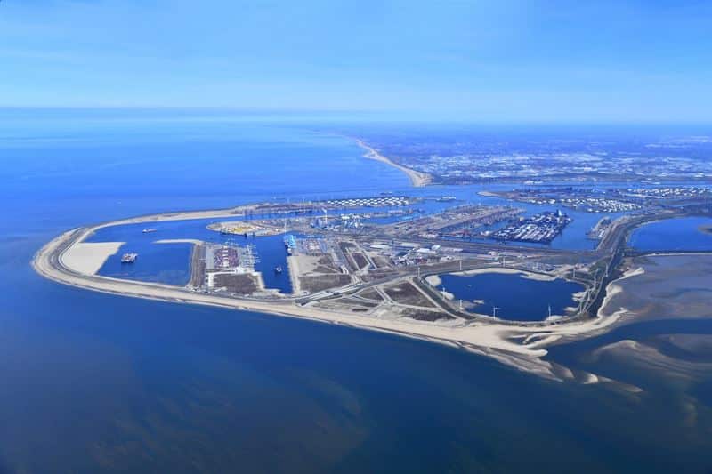 Aerial photo of Maasvlakte, Port of Rotterdam